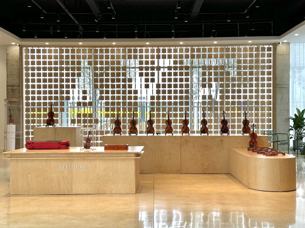 提琴展示区